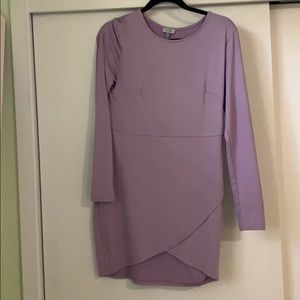 Lavender long sleeve dress